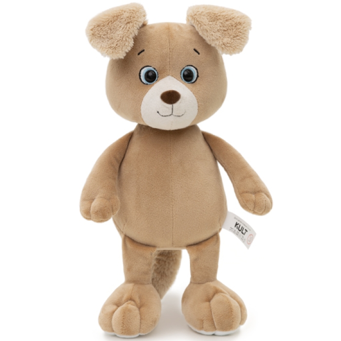 Собака Майк, 25 см, кофейный 