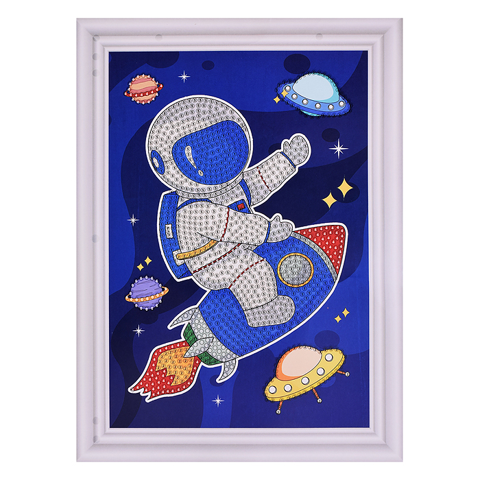 Мозаика алмазная 00-7598 "Астронавт" 17.5*23.5см