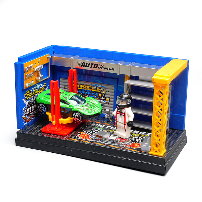 Фото к товару Игровой набор 91700-1 "Автосервис" в коробке Игровой набор 91700-1 "Автосервис" в коробке