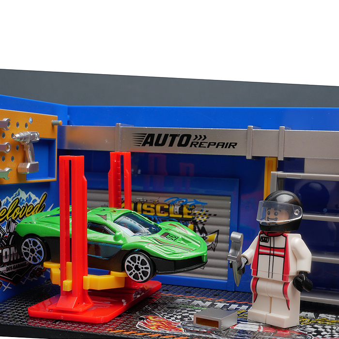 Фото к товару Игровой набор 91700-1 "Автосервис" в коробке Игровой набор 91700-1 "Автосервис" в коробке