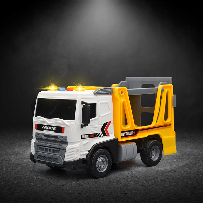 Машина JS177 "Автовоз. Перевозчик" (свет, звук)  в коробке