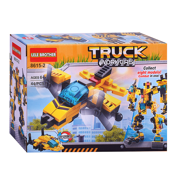 Конструктор 8615-2 "Самолет" в коробке