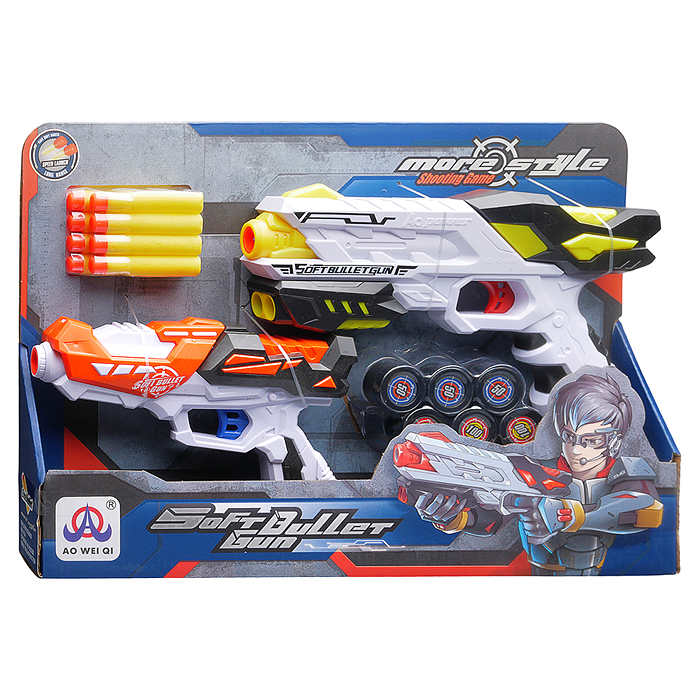 Набор тир AO-6000B6 "PlayMaster" с полимерными пулями, в коробке