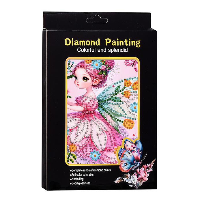 Мозаика алмазная 00-7619 "Маленькая фея" 15*20см