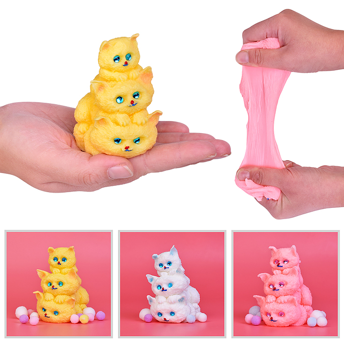 Игрушка-антистресс 00-7570 "Семейка котят"