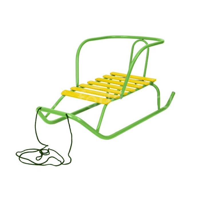 Игрушка. Санки детские "Ветерок 1+" (зеленый) Игрушка. Санки детские "Ветерок 1+" (зеленый)