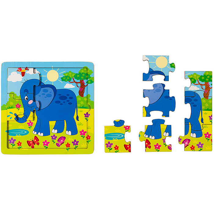 Фото к товару Игра из дерева "Слонёнок" (собираем по картинке) (Baby Step) Игра из дерева "Слонёнок" (собираем по картинке) (Baby Step)