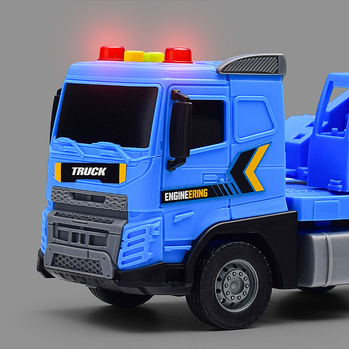 Фото к товару Машина JS174B "Кран" 1:20 (свет, звук) в коробке Машина JS174B "Кран" 1:20 (свет, звук) в коробке
