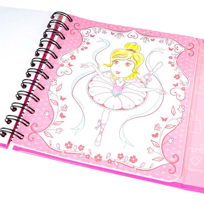 Компактные развивающие игры в дорогу "Рисуем в дороге. Балерины"