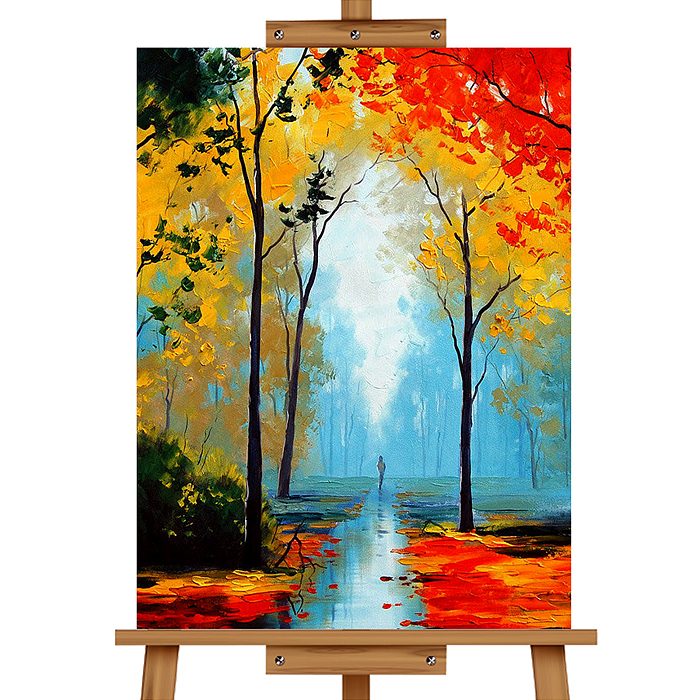 Набор для рисования MKR4030-82 "Картина по номерам 30х40 см. Осень"