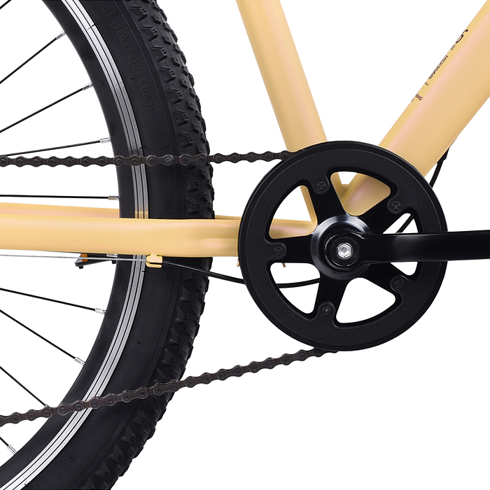 Фото к товару Велосипед 26" Rocket Vela 1.0, цвет бежевый, размер 15" Велосипед 26" Rocket Vela 1.0, цвет бежевый, размер 15"