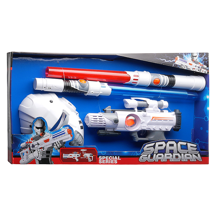 Набор оружия 4215 "Звездный патруль" (свет, звук) на батарейках, в коробке