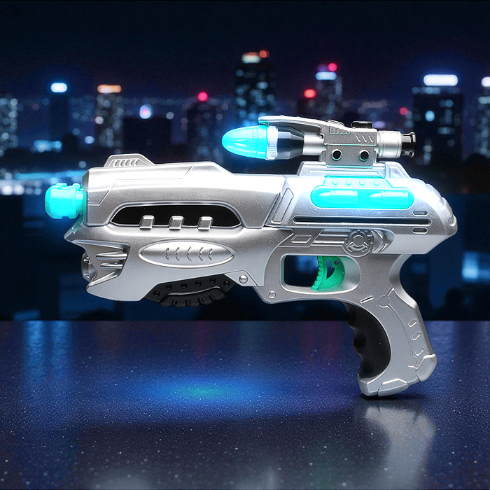 Фото к товару Набор оружия 840-12 "Воин Галактики" (свет, звук) на батарейках, в коробке Набор оружия 840-12 "Воин Галактики" (свет, звук) на батарейках, в коробке