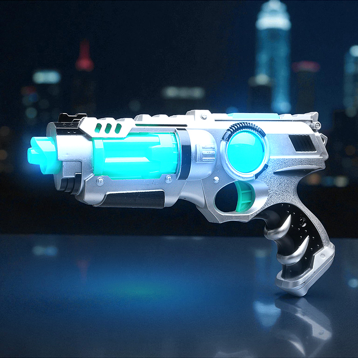 Фото к товару Набор оружия 836-12 "Космо полиция" (свет, звук) на батарейках, в коробке Набор оружия 836-12 "Космо полиция" (свет, звук) на батарейках, в коробке