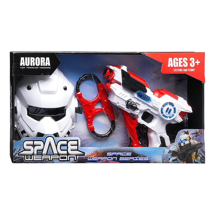 Фото к товару Набор оружия 836-22 "Космический агент" (свет, звук) на батарейках, в коробке Набор оружия 836-22 "Космический агент" (свет, звук) на батарейках, в коробке