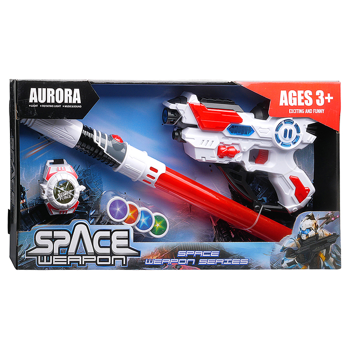 Фото к товару Набор оружия 836-21 "Спасатель" (свет, звук) на батарейках, в коробке Набор оружия 836-21 "Спасатель" (свет, звук) на батарейках, в коробке