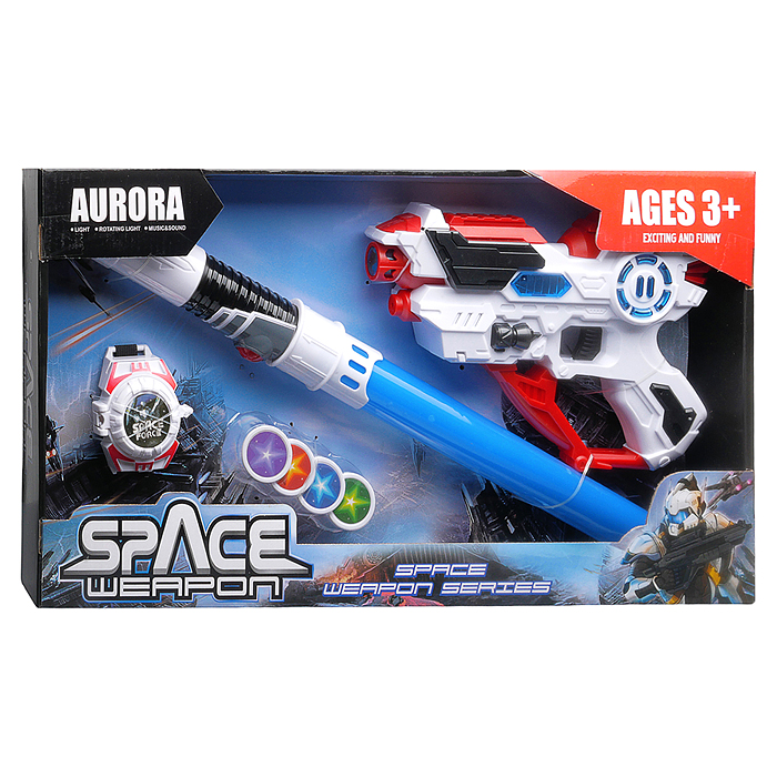 Фото к товару Набор оружия 836-21 "Спасатель" (свет, звук) на батарейках, в коробке Набор оружия 836-21 "Спасатель" (свет, звук) на батарейках, в коробке