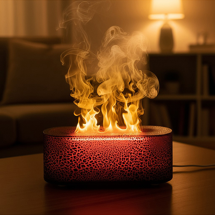 Фото к товару Светильник-увлажнитель DQ709AMINI "Чёрная лава" в коробке Светильник-увлажнитель DQ709AMINI "Чёрная лава" в коробке