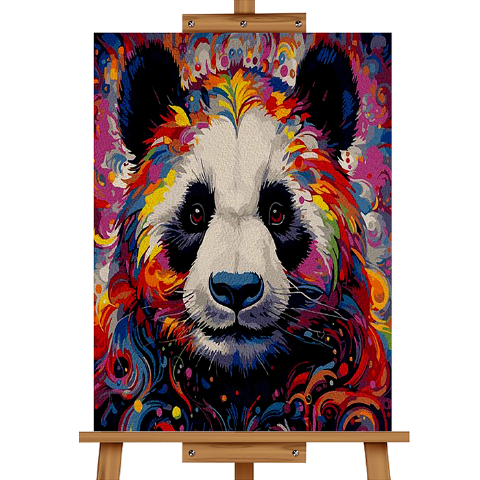 Фото к товару Набор для рисования MKR3020-43 "Картина по номерам 30х20 см. Яркая пандочка" Набор для рисования MKR3020-43 "Картина по номерам 30х20 см. Яркая пандочка"