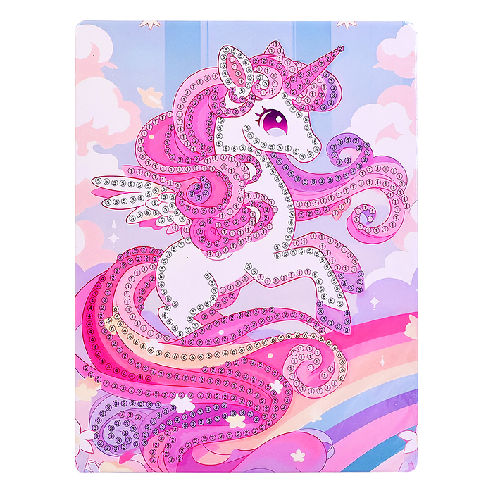 Мозаика алмазная 00-7620 "Грациозный единорог" 15*20см