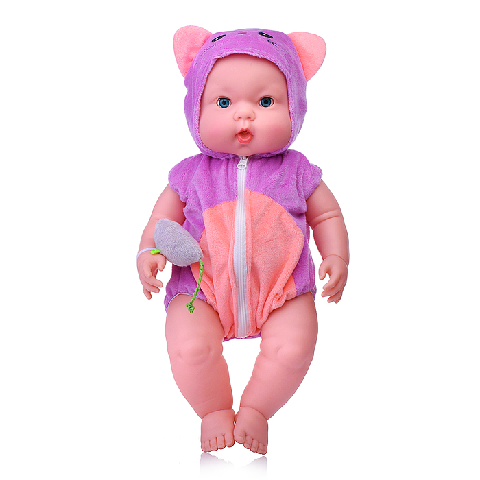 Пупс DH2377E "Сашенька" с аксессуарами , в коробке