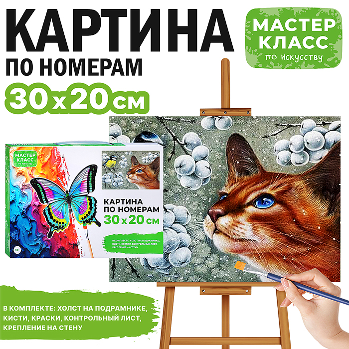 Набор для рисования MKR3020-31 "Картина по номерам 30х20 см. Увлечение" 