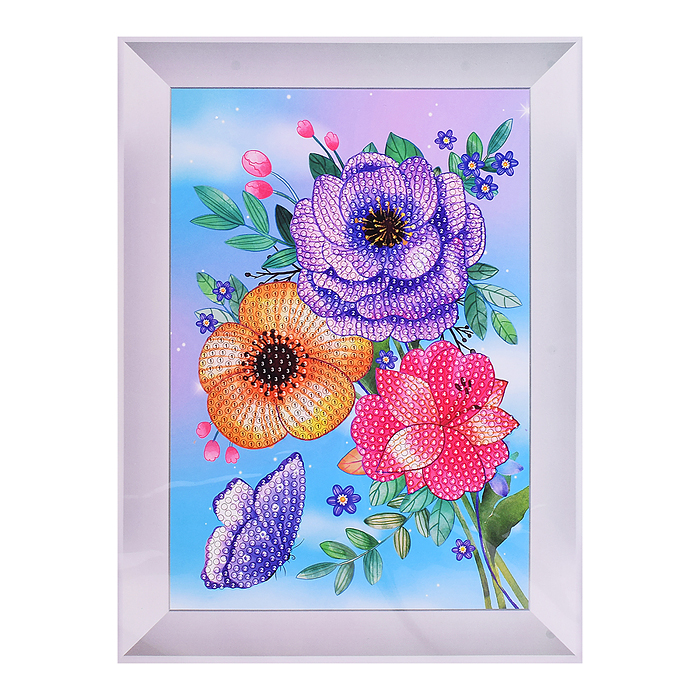 Мозаика алмазная 00-7602 "Красивый букет" 17.5*23.5см