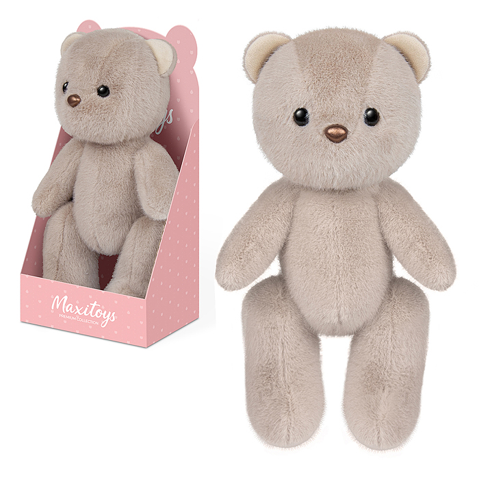 Мишка коричневый, 20 см, в коробке