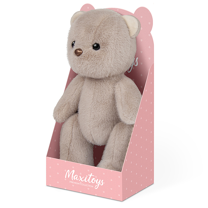 Мишка коричневый, 20 см, в коробке