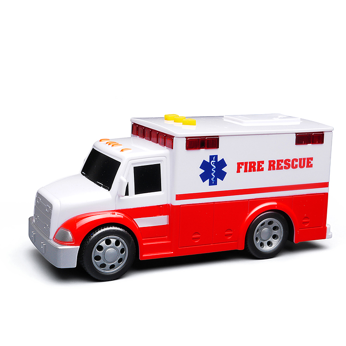 Фото к товару Машина WY1109A "Реанимация" 1:32 (свет. Звук) в коробке Машина WY1109A "Реанимация" 1:32 (свет. Звук) в коробке