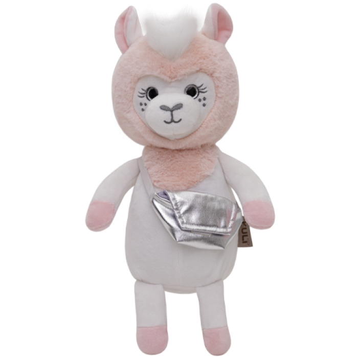 Лама Луна (розовый), 25см