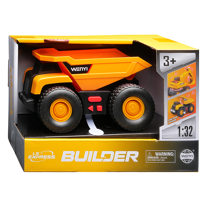 Фото к товару Машина WY1106A "Бульдозер" 1:32 (свет, звук) в коробке Машина WY1106A "Бульдозер" 1:32 (свет, звук) в коробке