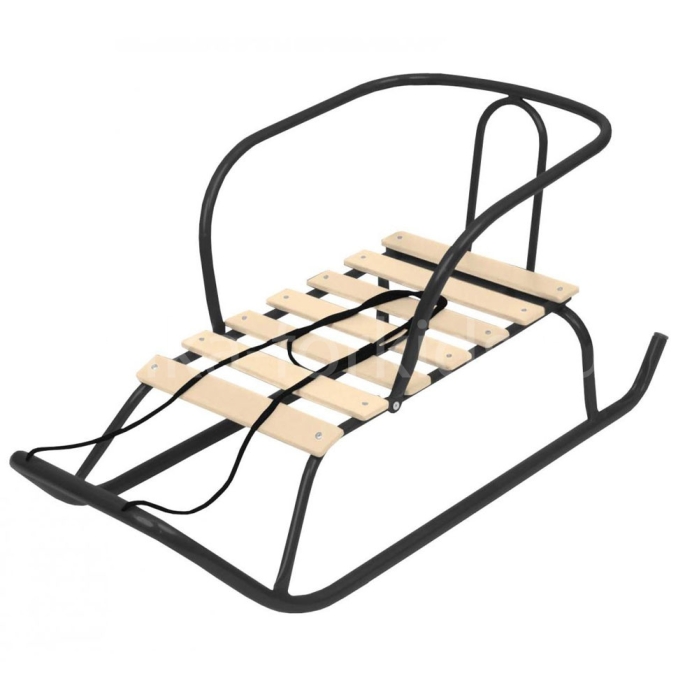 Игрушка. Санки детские "Ветерок 1+" (черный) Игрушка. Санки детские "Ветерок 1+" (черный)