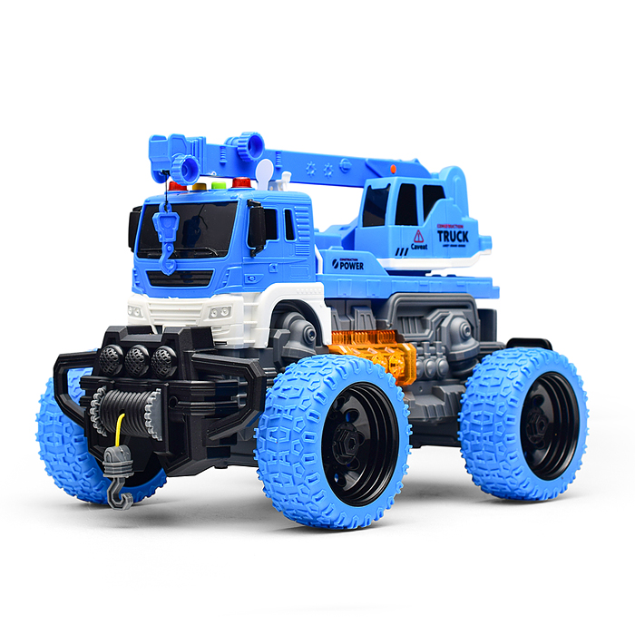 Фото к товару Машина JS105AS "МегаКран" 1:16 (свет, звук) в коробке (цвет синий) Машина JS105AS "МегаКран" 1:16 (свет, звук) в коробке (цвет синий)