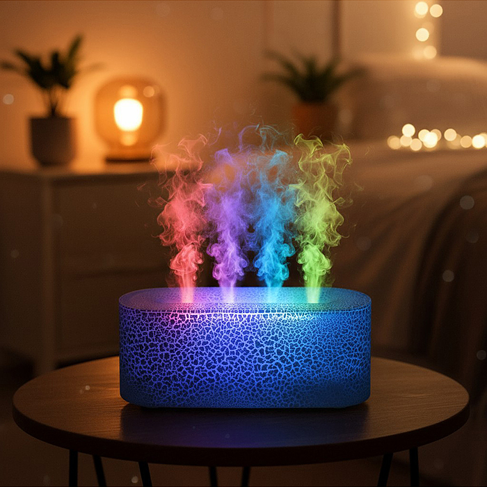 Фото к товару Светильник-увлажнитель DQ709AMINI "Белая лава" в коробке Светильник-увлажнитель DQ709AMINI "Белая лава" в коробке