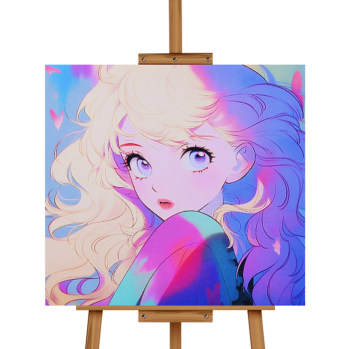 Мозаика алмазная MKA2020-38 "Девушка" 20*20 см.