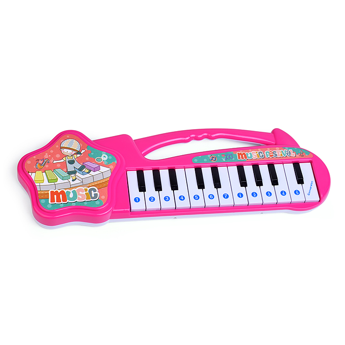 Фото к товару Синтезатор 1019-19 "Радужные ноты" в коробке Синтезатор 1019-19 "Радужные ноты" в коробке