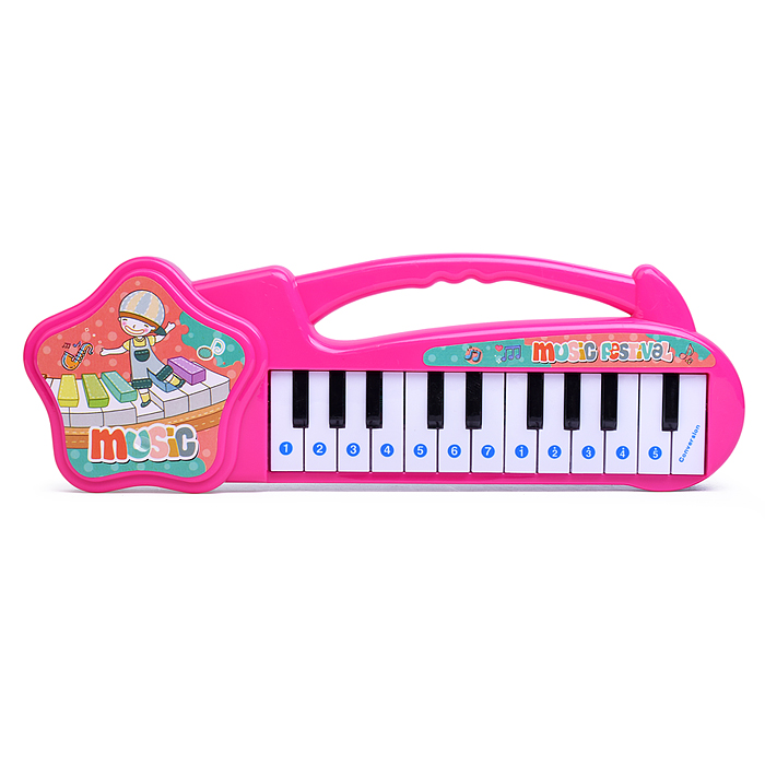 Фото к товару Синтезатор 1019-19 "Радужные ноты" в коробке Синтезатор 1019-19 "Радужные ноты" в коробке