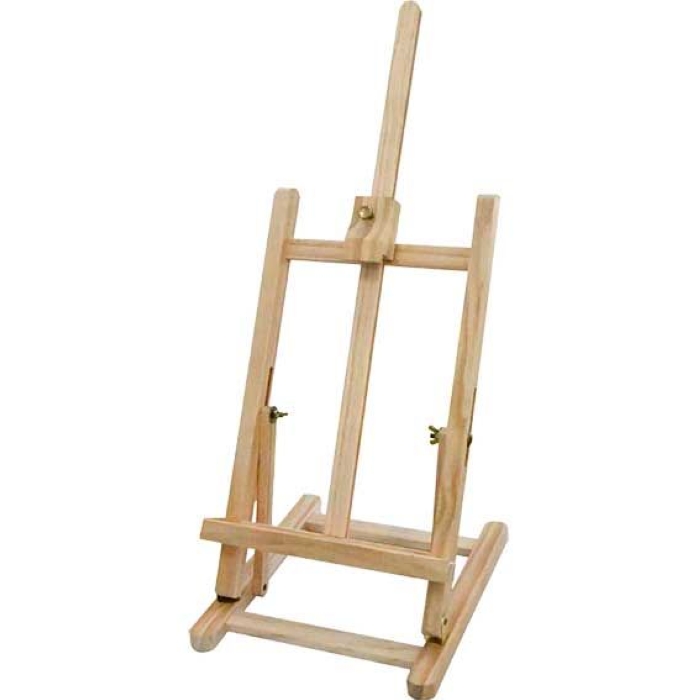 Мольберт художественный "ART" настольный, деревянный, 23x25x59 см, максимальная высота холста 43 см