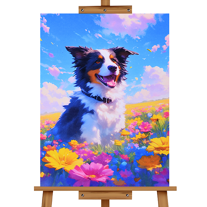 Фото к товару Мозаика алмазная MKA4030-71 "Четвероногий друг" 30*40см. Мозаика алмазная MKA4030-71 "Четвероногий друг" 30*40см.