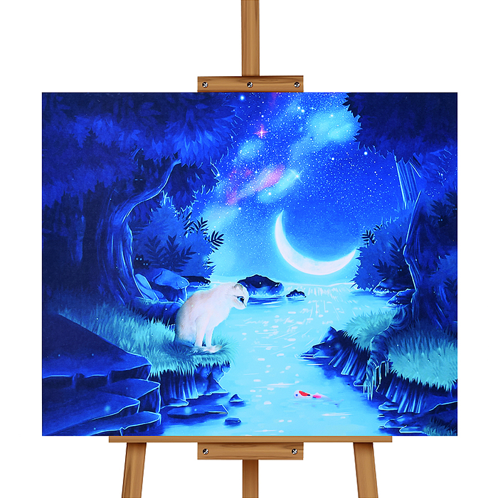 Фото к товару Мозаика алмазная MKA5040-44 "Северное сияние" 40*50см. Мозаика алмазная MKA5040-44 "Северное сияние" 40*50см.