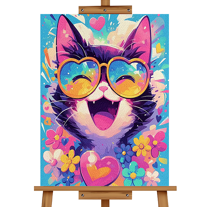 Набор для рисования MKR3020-35 "Картина по номерам 30х20 см. Прекрасные эмоции" 