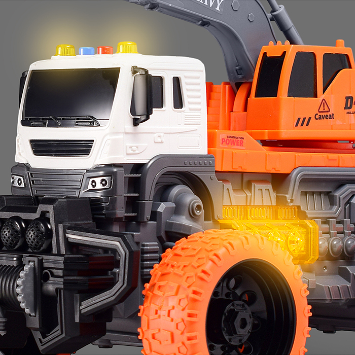 Фото к товару Машина JS104BS "МегаБур" 1:16 (свет, звук) в коробке (цвет оранжевый) Машина JS104BS "МегаБур" 1:16 (свет, звук) в коробке (цвет оранжевый)