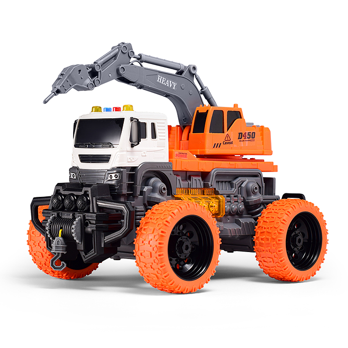 Фото к товару Машина JS104BS "МегаБур" 1:16 (свет, звук) в коробке (цвет оранжевый) Машина JS104BS "МегаБур" 1:16 (свет, звук) в коробке (цвет оранжевый)