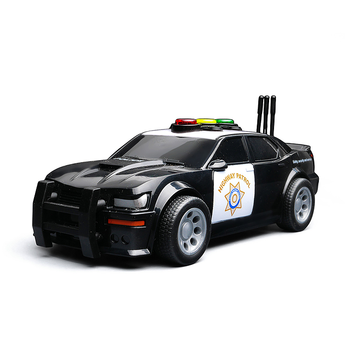 Фото к товару Машина WY1150A "Дорожная полиция" 1:32 (свет, звук) в коробке Машина WY1150A "Дорожная полиция" 1:32 (свет, звук) в коробке