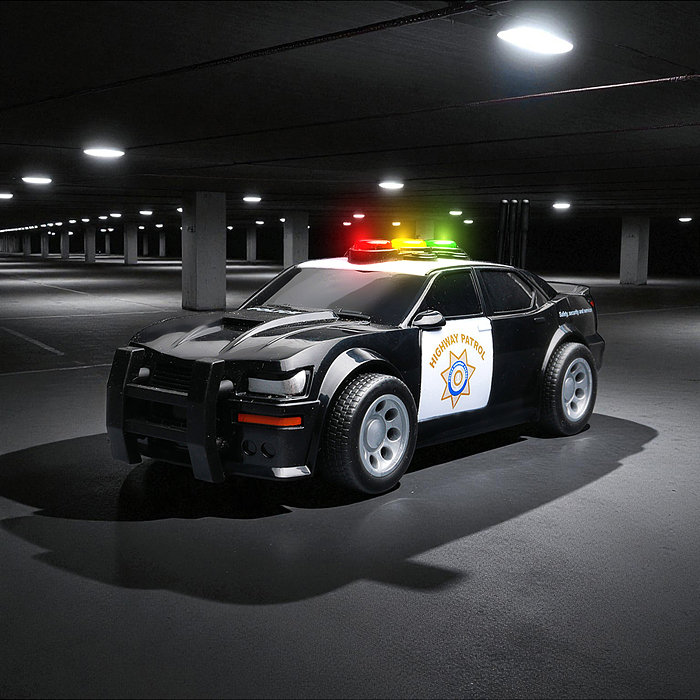 Фото к товару Машина WY1150A "Дорожная полиция" 1:32 (свет, звук) в коробке Машина WY1150A "Дорожная полиция" 1:32 (свет, звук) в коробке