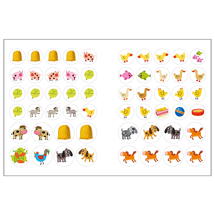 Наклейки для малышей. Мамы и малыши