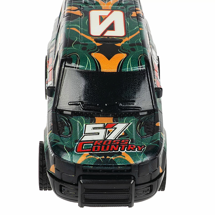 Фото к товару Машинка пластмассовая инерционная "Авария на трассе" Джип хаки (pull back) CRD 25x18,2x5,2см Машинка пластмассовая инерционная "Авария на трассе" Джип хаки (pull back) CRD 25x18,2x5,2см