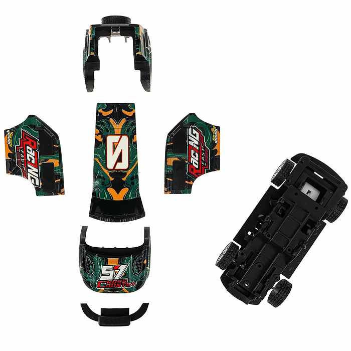 Фото к товару Машинка пластмассовая инерционная "Авария на трассе" Джип хаки (pull back) CRD 25x18,2x5,2см Машинка пластмассовая инерционная "Авария на трассе" Джип хаки (pull back) CRD 25x18,2x5,2см