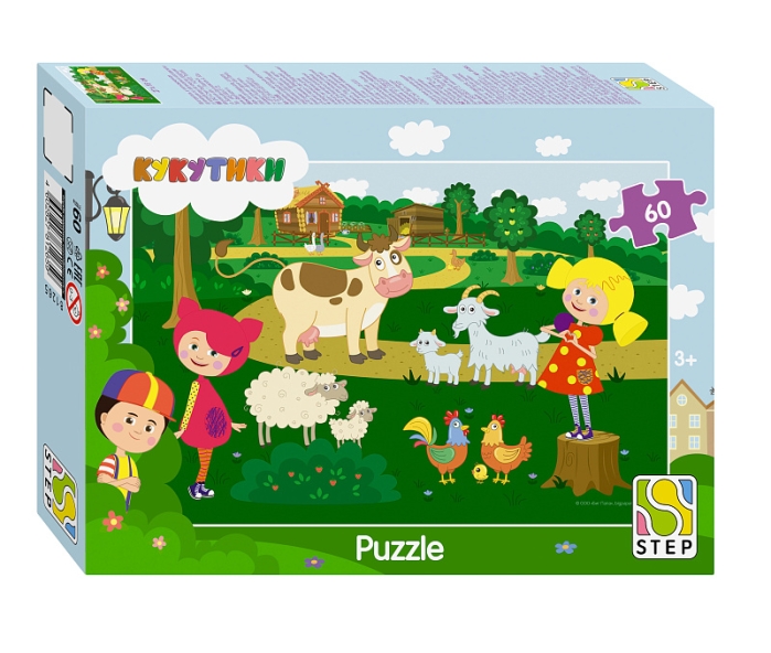 Пазлы 60 "Кукутики" (Биг Папа)
